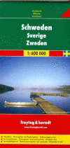 Švédsko - mapa  1:600T FB