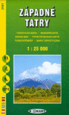 Turistická mapa - 2501 Západné Tatry 1:25 000