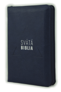 Detail Biblia Roháček zips modrá