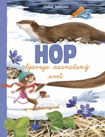 Detail Hop objavuje zasnežený svet